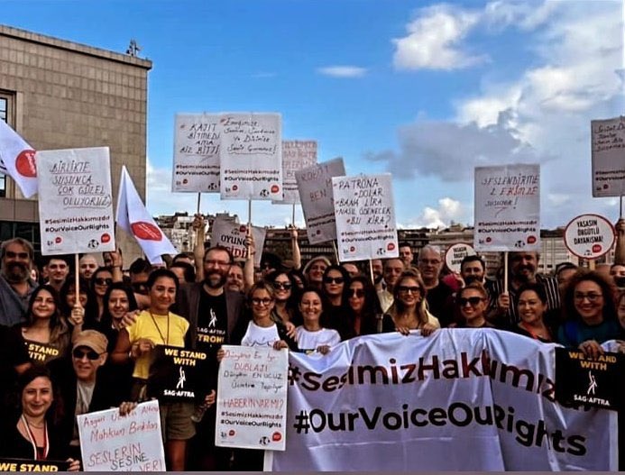 #sesimizhakkımızdır #ourvoiceourrights #seslendirmeoyuncuları #seslendirmesanatçıları #2ekim #bugün #susuyoruz #seslendirme #yapmıyoruz