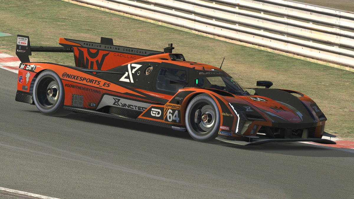 nixesports_es's tweet image. Llevábamos tiempo sin presentar ningún coche por aquí ⬇️

Hoy os presentamos nuestro nuevo coche del equipo, el Cadillac Hypercar para la PEC

Se ve realmente espectacular en pista😍

📸 @pablo_ms8
🖌️ @pablo_ms8 

@SynctechGaming #GoWithEverything🧡🖤