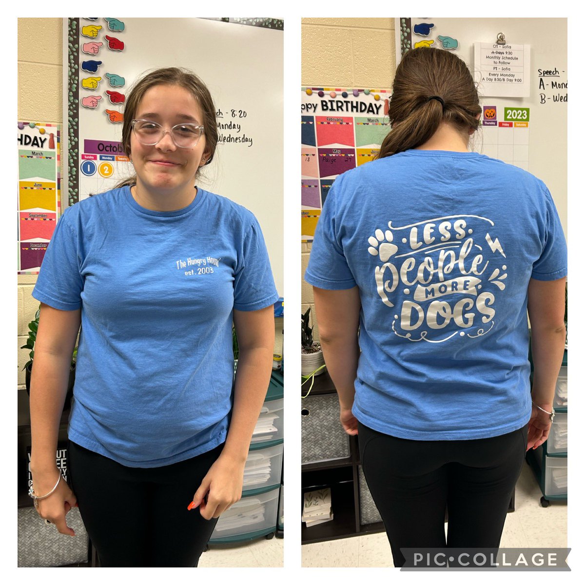 JaimeReillySHS's tweet photo. Wearing blue to kick off our Week of Respect, show we stand against bullying, and advocate for respect 🩵 @SomervilleHSNJ https://t.co/RaGwfjBLy0