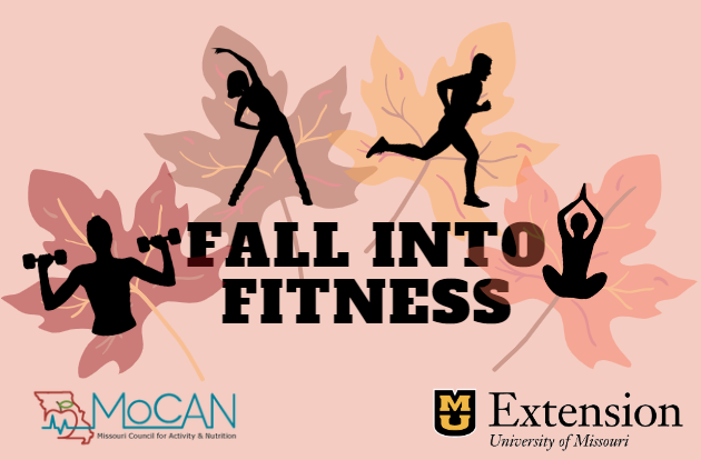 Happy October! Today marks the start of our Fall Into Fitness challenge, designed to keep you motivated to continue your fitness journey as we head into the fall and winter months.
It's not too late to join us! You can sign up for Fall Into Fitness here -extension.missouri.edu/events/mocan-s…