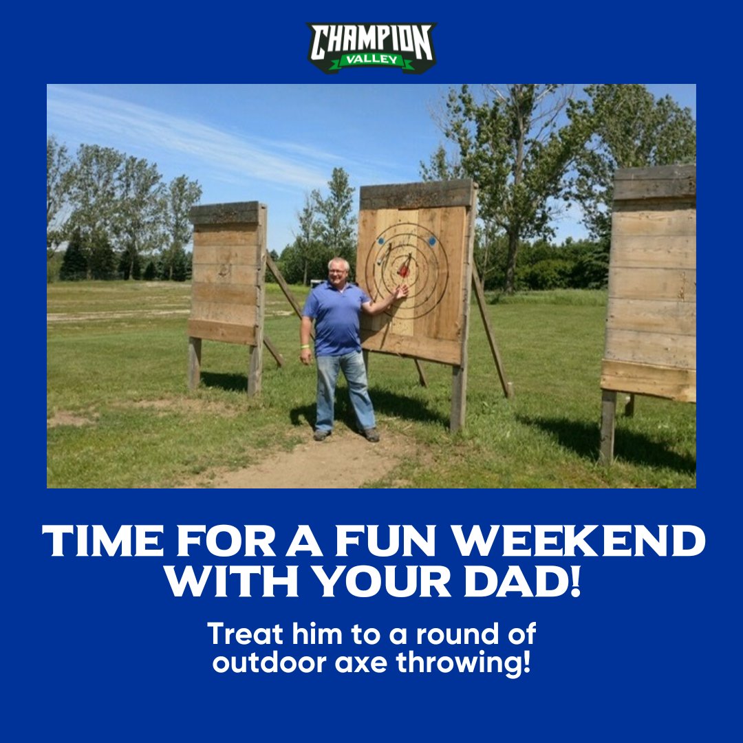 championvalley's tweet photo. CHEERS for a fun weekend with your Pops! #ChampionValley https://t.co/EDDBEnWhfS