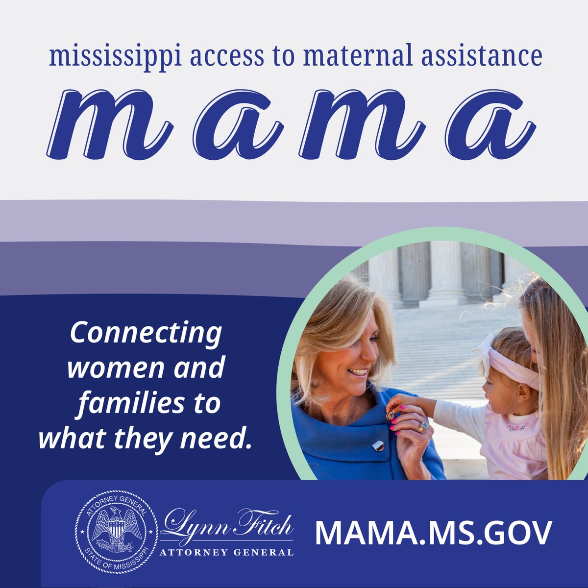 LynnFitchAG's tweet photo. Today, we unveiled https://t.co/IibCMLCOiJ, a website that connects pregnant women and mothers to the countless public and private resources available across the state. https://t.co/IibCMLCOiJ can quickly and easily connect you to health care, food and clothing, safety and shelter, jobs and job training, education, childcare, and much more for women and their children. Visit https://t.co/IibCMLCOiJ to learn more or click on the link in my bio. #TheEmpowermentProject #MsMAMA