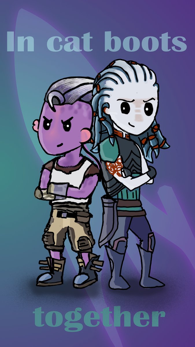 Amalgam000_JC's tweet photo. #CartoonVoyager and #CartoonProdigy β #PhoneEdition! (2 of 4) (see first post for screen size guide)
#StarTrekProdigy #DalRel #Gwyndala #CatBoots #StarTrek #SaveStarTrekProdigy #ProdigyFanArt https://t.co/6vRj6mJiOs