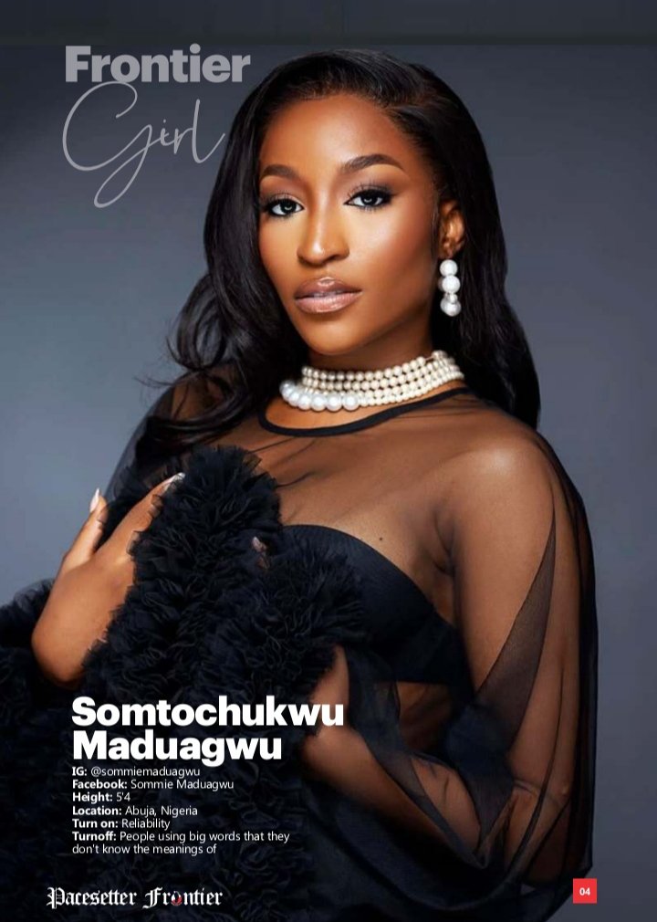 pacefrontier's tweet photo. @Sommie_xo graced our page 4. You too can if you have what it takes.
#PacesetterFrontier
#October1st
#IndependenceEdition https://t.co/GDwDEEmW9p