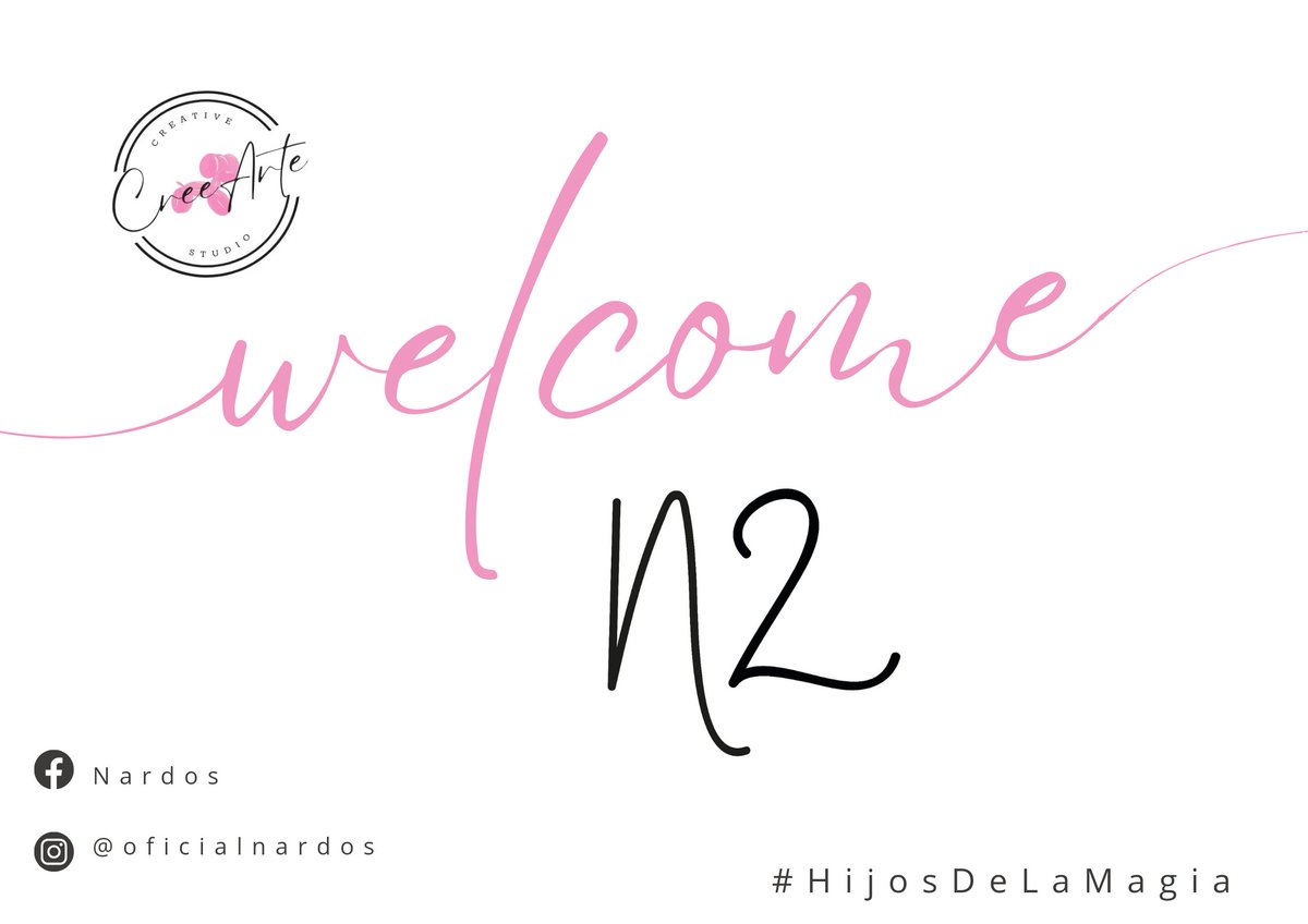 creearteoficial's tweet photo. ¡Bienvenido, Nardos como #HijoDeLaMagia de Creearte Creative Studio! ✨🔮🚀
Estamos emocionados de trabajar contigo y hacer realidad tus sueños. ✨🔮🚀
.
.
.
#CreearteMagic #CreatividadSinLímites #EstrellasEnCrecimiento #MagiaCreativa #SueñosHechosRealidad https://t.co/VpwZWmvbSz