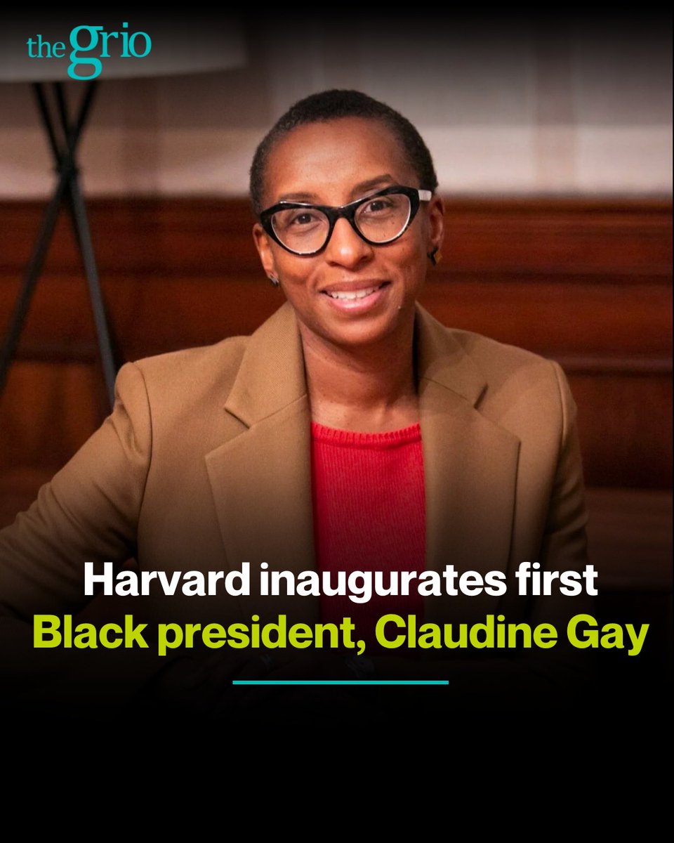 #ClaudineGay has landed a spot in Harvard University history as the institution’s first Black president.

Read More👇🏿

thegrio.com/2023/10/02/har…