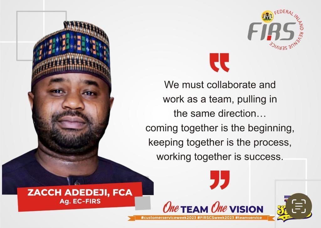 FIRSNigeria's tweet image. Happy Customer Service Week. #customerserviceweek2023 #FIRSCSweek2023 #teamservice #ItPaysToPayYourTax