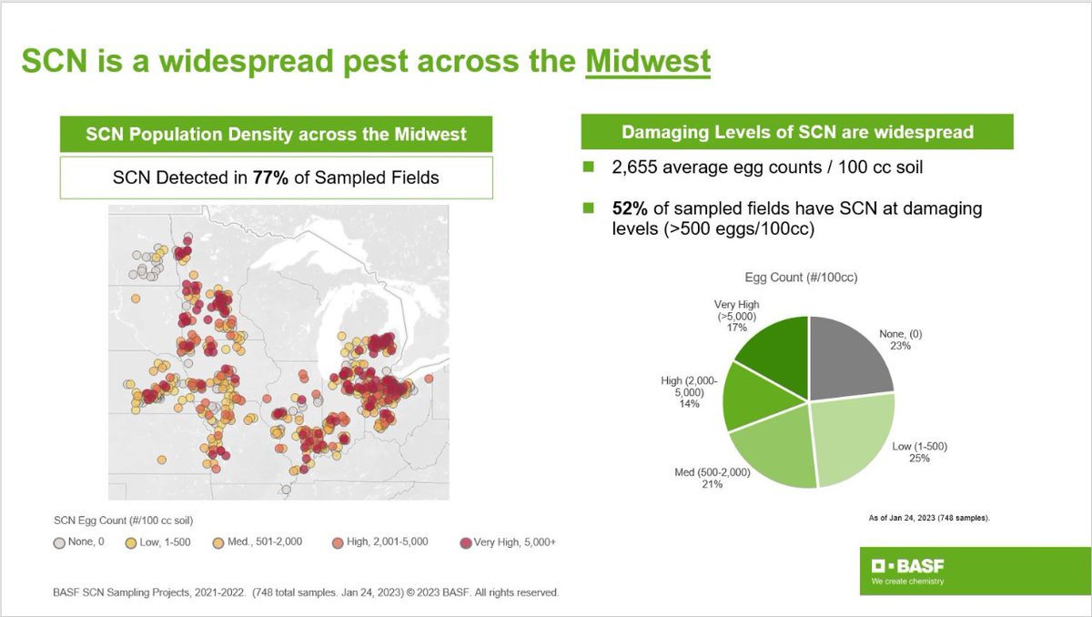 It's National Nematode Day! DYK soybean cyst nematode is the #1 yield robber in soybeans? Now you do! 
Don't let SCN lower soybean yields (farmprogress.com)