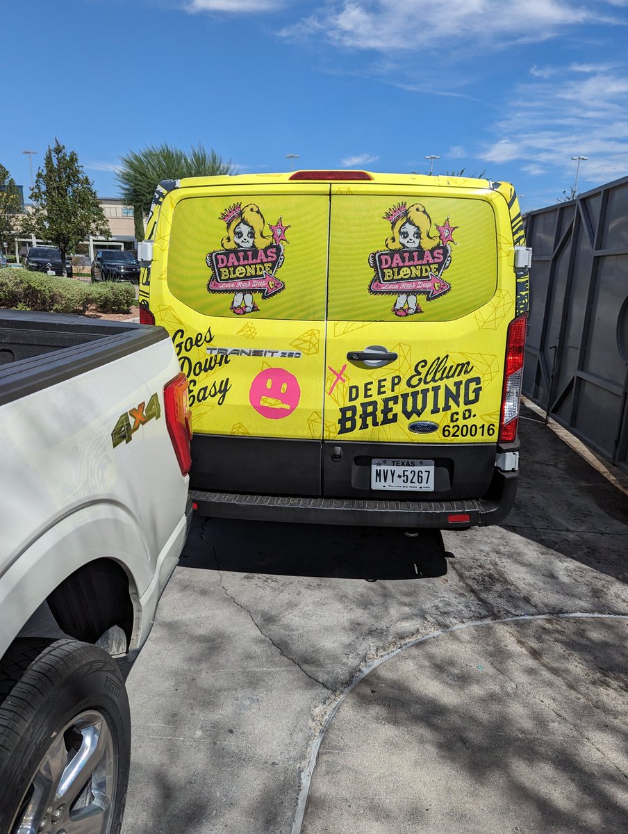 AllThingsLight's tweet photo. @deepellumbrewco how do I get this driver to unblock my vehicle in El Paso? https://t.co/x2MpyQPE3Q