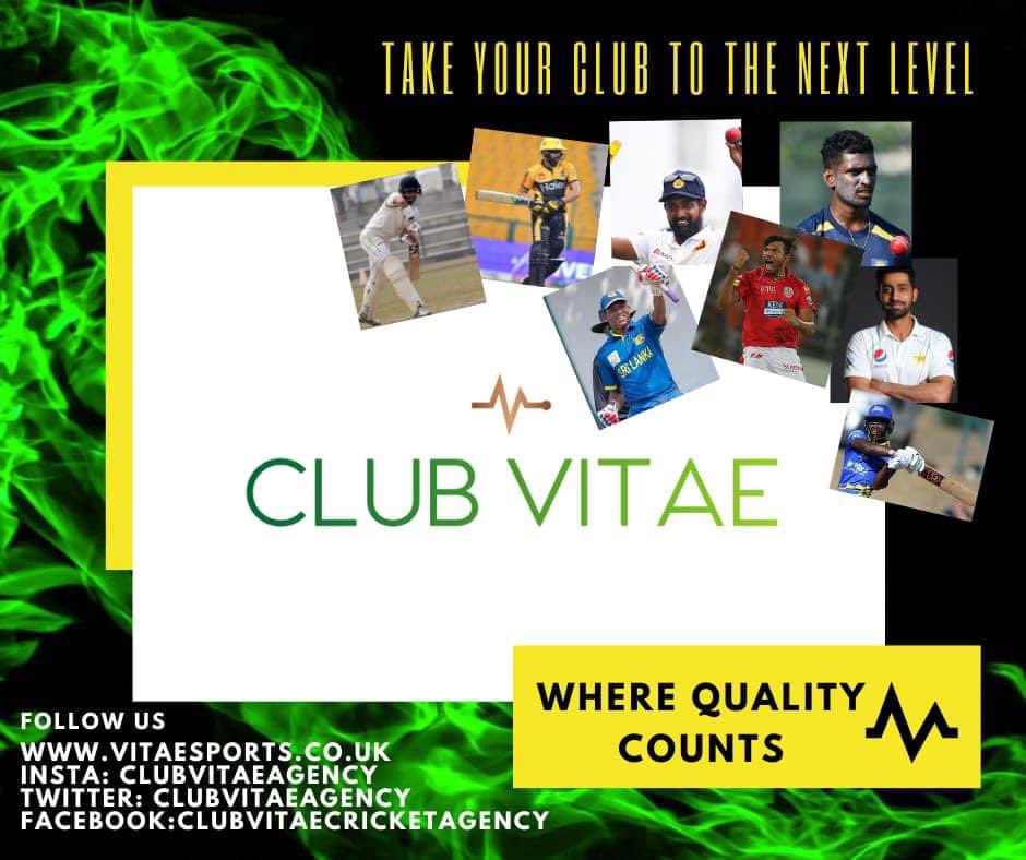 Club Vitae Cricket Agency tweet media