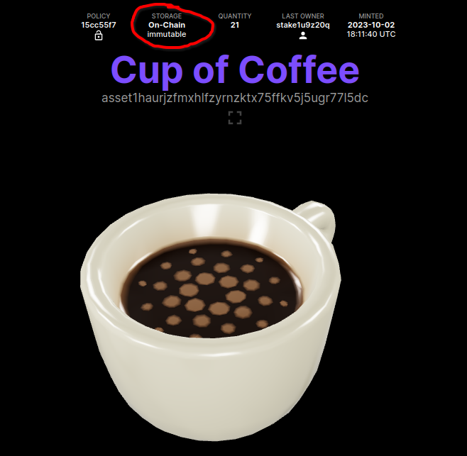 3dSwords's tweet photo. Coffee Cups are out!
Thanks for those that participated 🙏
enjoy:
https://t.co/TXulE8rJfW

#cc0nft #cc0 #coffee #nft #cardanonfts #onchain https://t.co/VP7xq32wgi