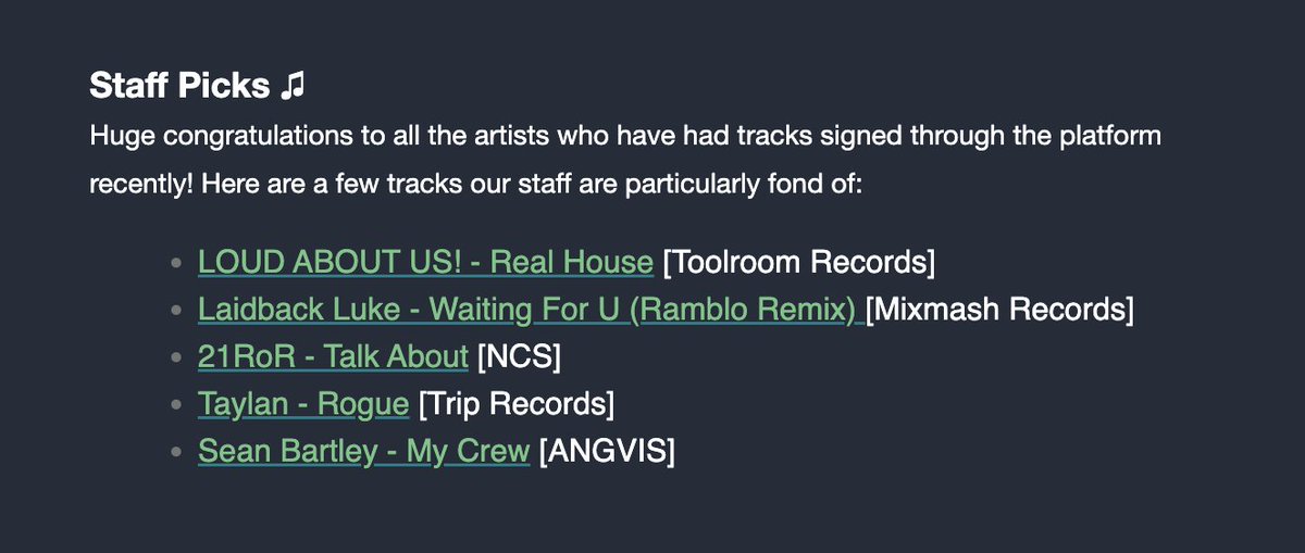 Starting off a big release week with some super amazing news! Thank you so much @LabelRadar for picking 'My Crew' as a Staff pick and for @foreverangvis for releasing this one with me! Going to be an amazing month. <3