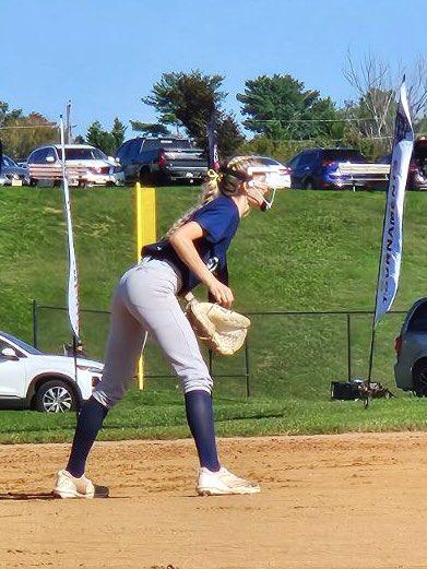 Incredible to see one of my former players take the field for her first college game <a href="/LorenTu05318527/">Loren Tucker</a> for Chesapeake College - LoLo was the best combination of speed and power I ever coached!  Next up is Rylee Hartwick playing for PSU Harrisburg this weekend at Bloomsburg