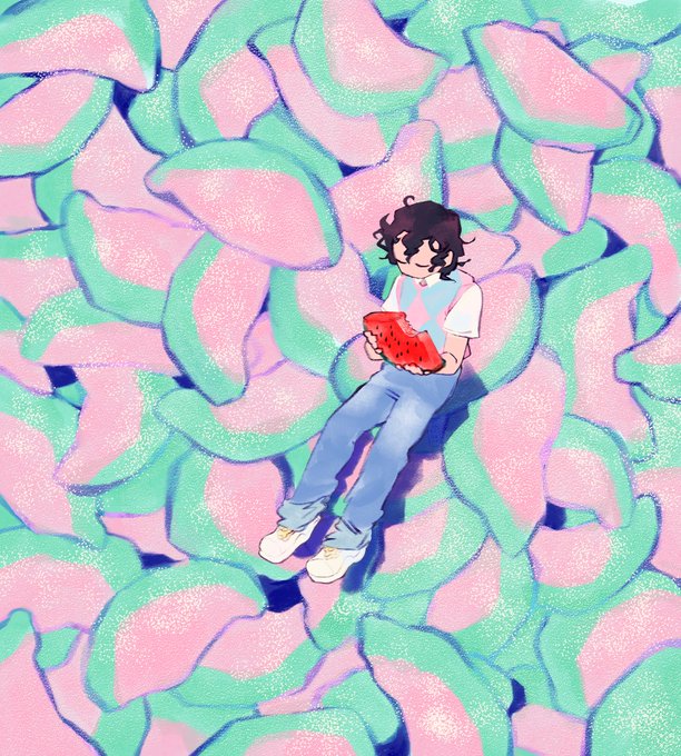 「black hair watermelon」 illustration images(Latest)