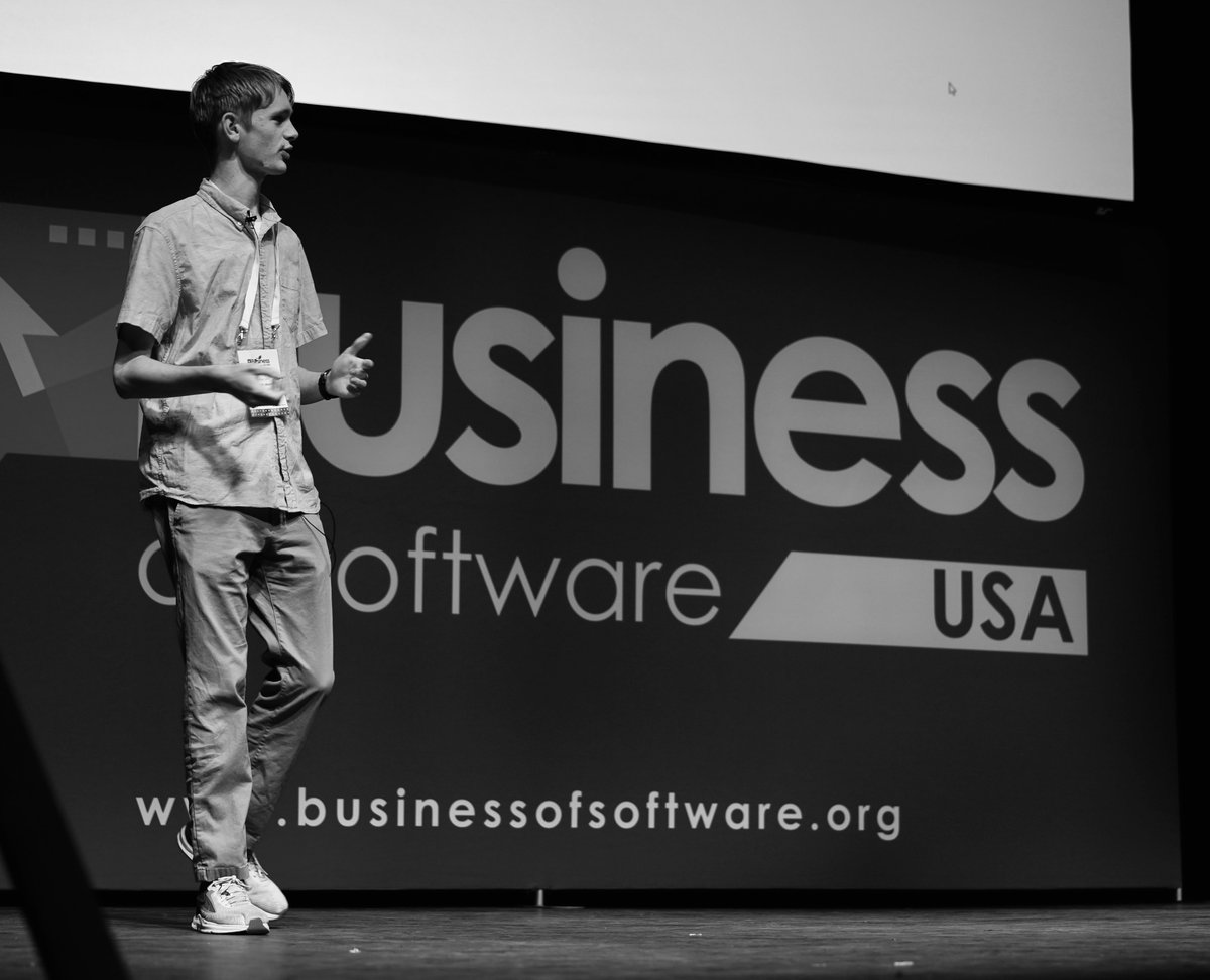 WindAddict's tweet photo. Next up at @bosconference, Ayush Paul and Jacob Van Meter explain how they use AI and entrepreneurship to improve education. #bos #bos2023 https://t.co/sOEPcj3Imt