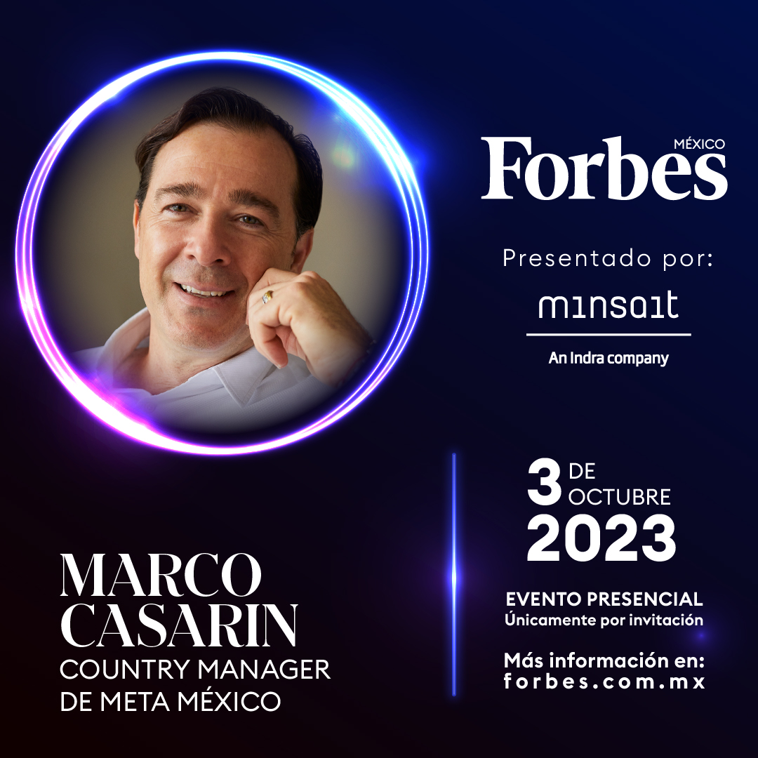 Forbes México y <a href="/IndraenMexico/">Minsait en Mexico</a> presentan: #ForbesGathering #20LíderesdelaIA 

Un reconocimiento a los Líderes de la Inteligencia Artificial en el país

🗓️ Martes 3 de octubre
📲 Conoce más en forbes.com.mx y en nuestras redes sociales