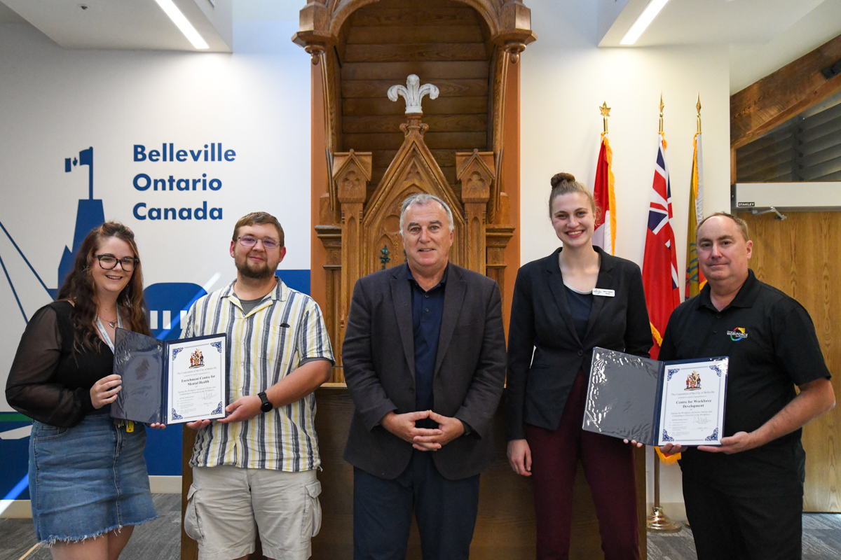 Diversity &amp; Inclusion | We are pleased to have two more organizations in our community sign the Belleville Workplace Inclusion Charter. The Enrichment Centre for Mental Health and the Centre for Workforce Development have officially made their commitment to equity, diversity and