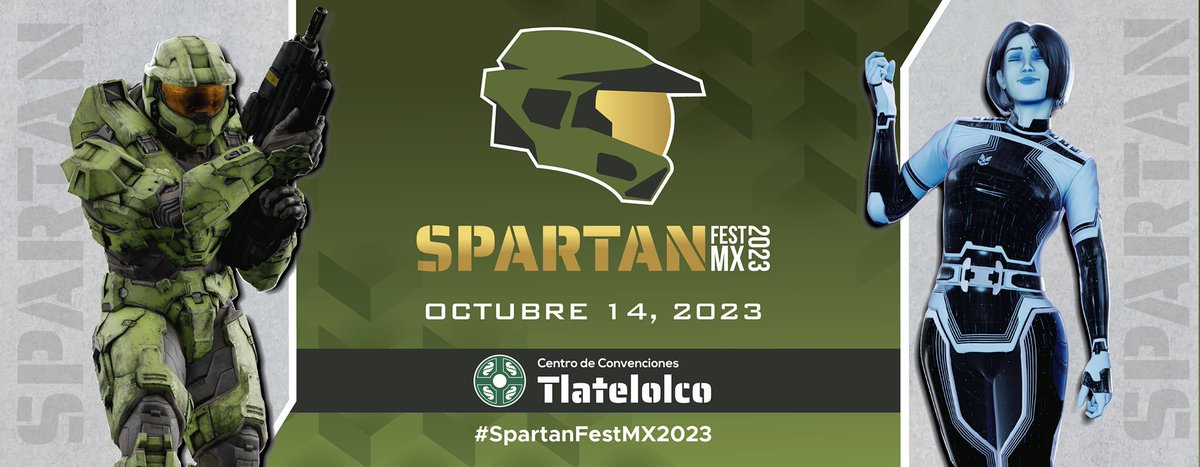 LegionMachinima's tweet photo. ¡Hola a todos! ¡Soy Kn1ght y tomamos el control de la cuenta de Legión para decirle que este 14 de Octubre en el centro de convenciones de Tlatelolco se presentará la Spartan Fest 2023! ¡¡Habrá muchas sorpresas!!

T - 13 Días.

- Kn1ght. https://t.co/Bx6hK2M8nH