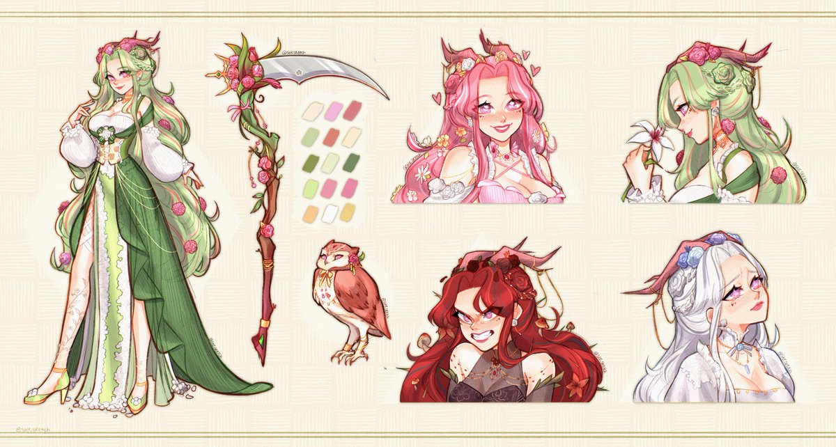 Fayetta_Flora's tweet photo. Reference Sheet for ME Fayetta?!?!!?
Bonus: My cute little owl Lilli
 
Art by: ShySketches on Instagram

Please do go check out my lovely friend Shy who does amazing work. https://t.co/l1CqHOgLV6