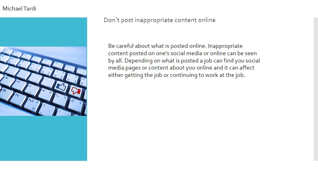 MichaelSTardi's tweet photo. Social media safety tip.
#webt23 https://t.co/Zxlq4vkl3R