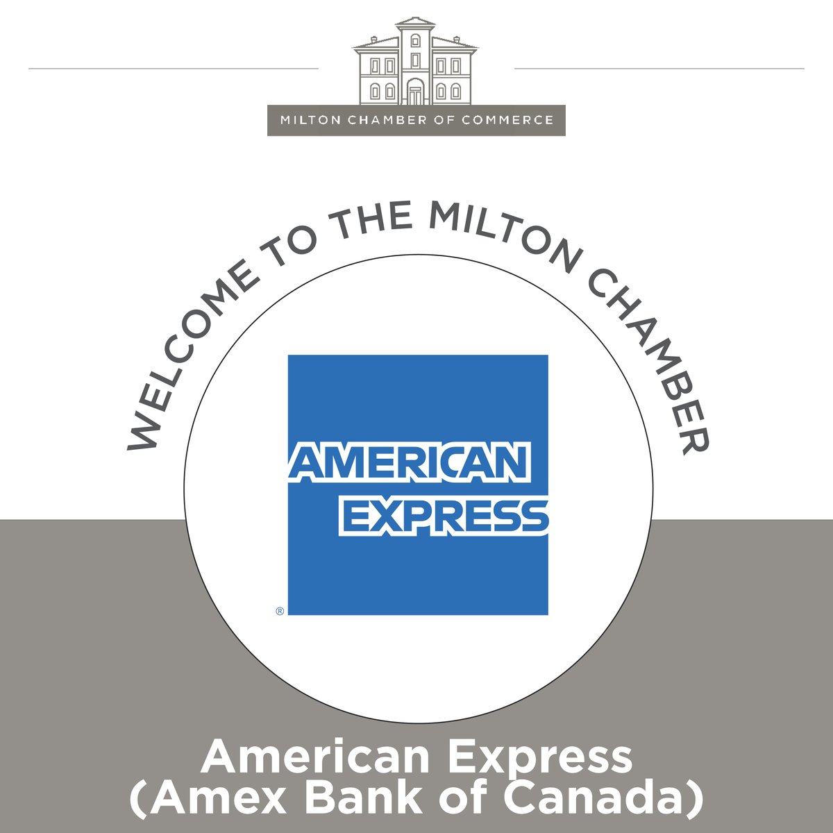 Milton Chamber (@miltonchamber) on Twitter photo 🚨NEW MEMBER ALERT🚨
Welcome <a href="/AmexCanada/">Amex Canada</a> to the Milton Chamber!
Support our new #MCCMember by connecting with them here: business.miltonchamber.ca/list/member/am… 🚨NEW MEMBER ALERT🚨
Welcome <a href="/AmexCanada/">Amex Canada</a> to the Milton Chamber!
Support our new #MCCMember by connecting with them here: business.miltonchamber.ca/list/member/am…