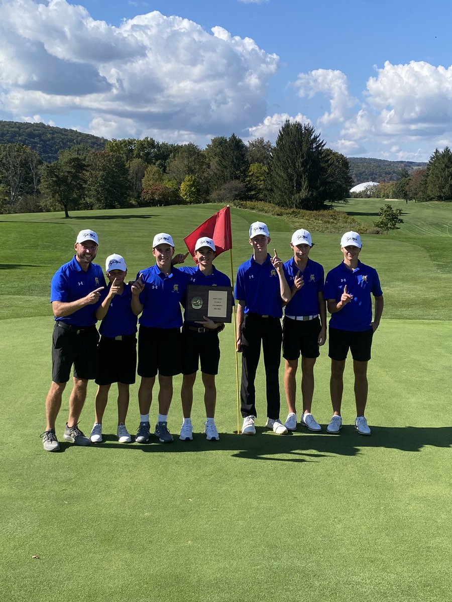MECSDathletics's tweet photo. 🚨2023 Section IV Class A Golf Champions!🚨Congratulations!! @MECSDSpartans @MESpartan300 @VanFossenJason @MGeraldWilson @EricaStaiger @tballard0016 @STACscores @Sect4Athletics @bc_sportsreport #GOSPARTANS https://t.co/2AWHRL9iw6