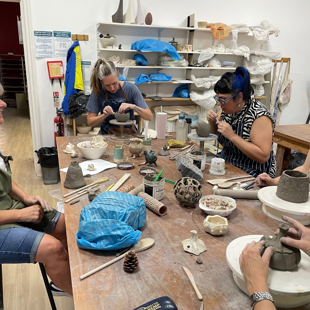 ArtHouseSheff's tweet photo. Try something new this Autumn. We still have some spaces available on Pottery courses and workshops starting this Autumn!

https://t.co/P73mQ8zlld

#sheffieldissuper https://t.co/fQl9GGsmky