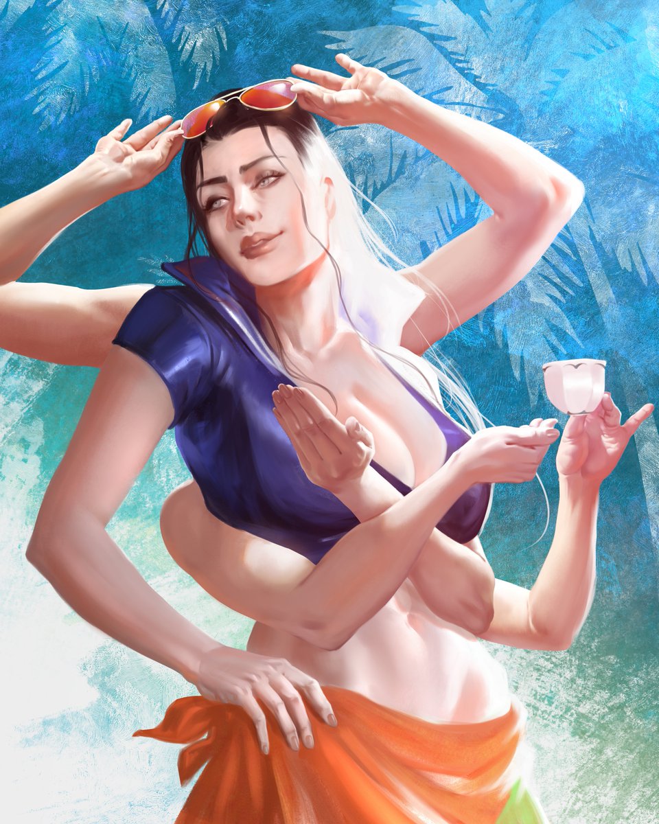 ニコ・ロビン 「Nico Robin 」|🌛I Simp The Night🌜のイラスト