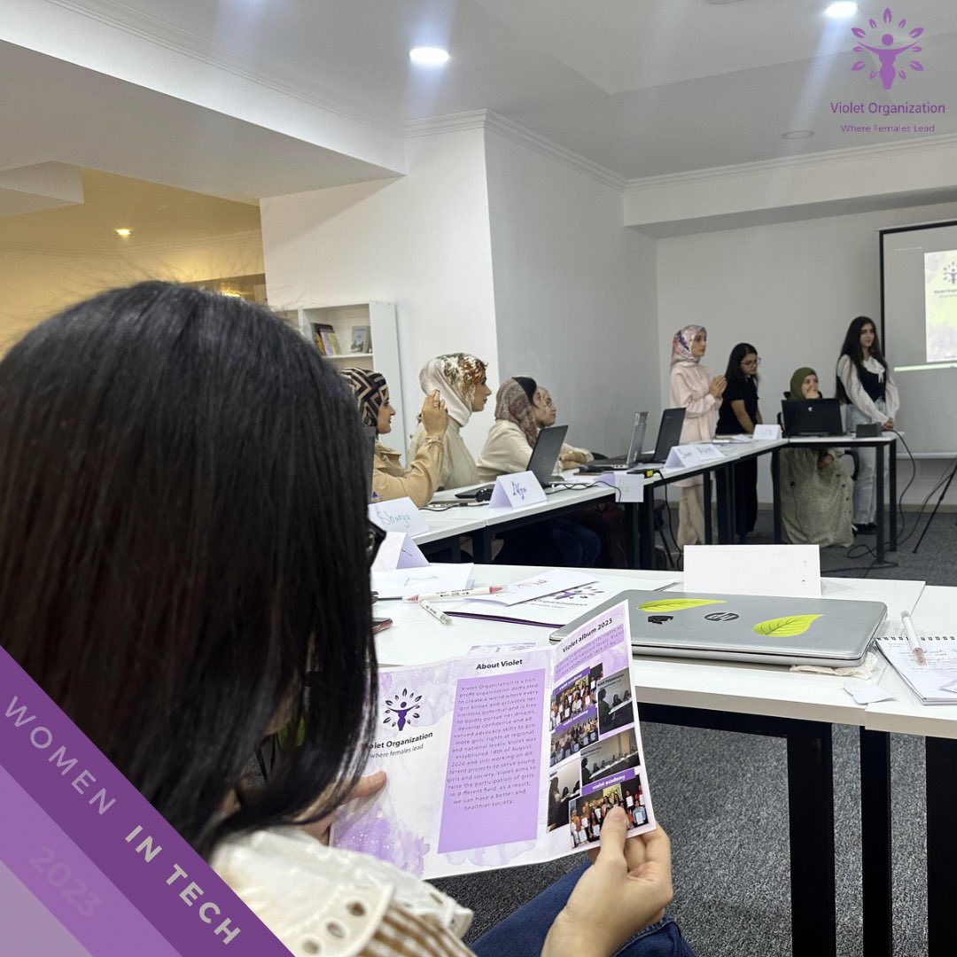 OrgViolett's tweet photo. the final day of the Graphics Design course in the Girls and Technology Program, we express our gratitude for the supervision provided by the Office of the Deputy Prime Minister.

#violetorganization 
#womenintech 
#violetintech https://t.co/05CU8wHZ7w