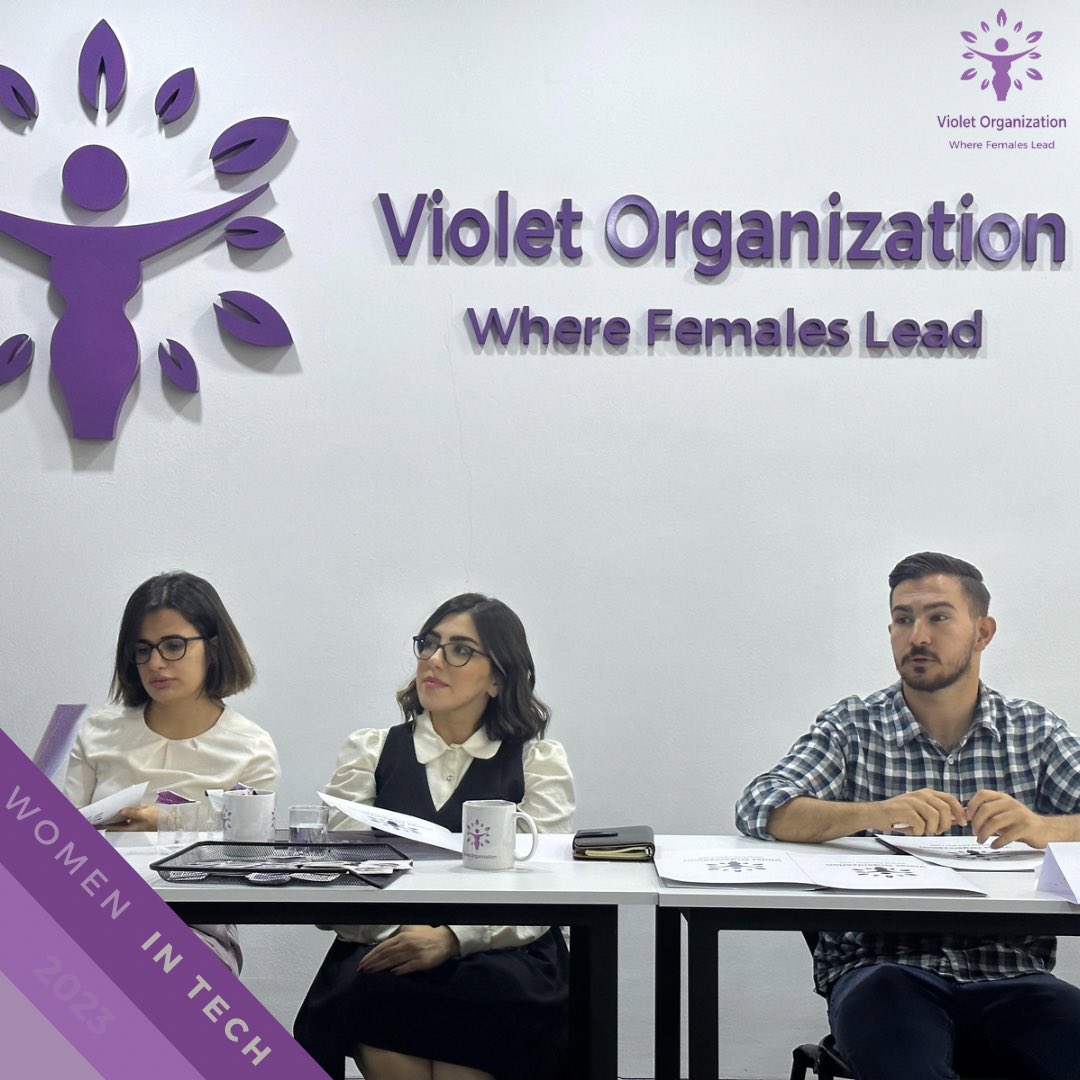 OrgViolett's tweet photo. the final day of the Graphics Design course in the Girls and Technology Program, we express our gratitude for the supervision provided by the Office of the Deputy Prime Minister.

#violetorganization 
#womenintech 
#violetintech https://t.co/05CU8wHZ7w