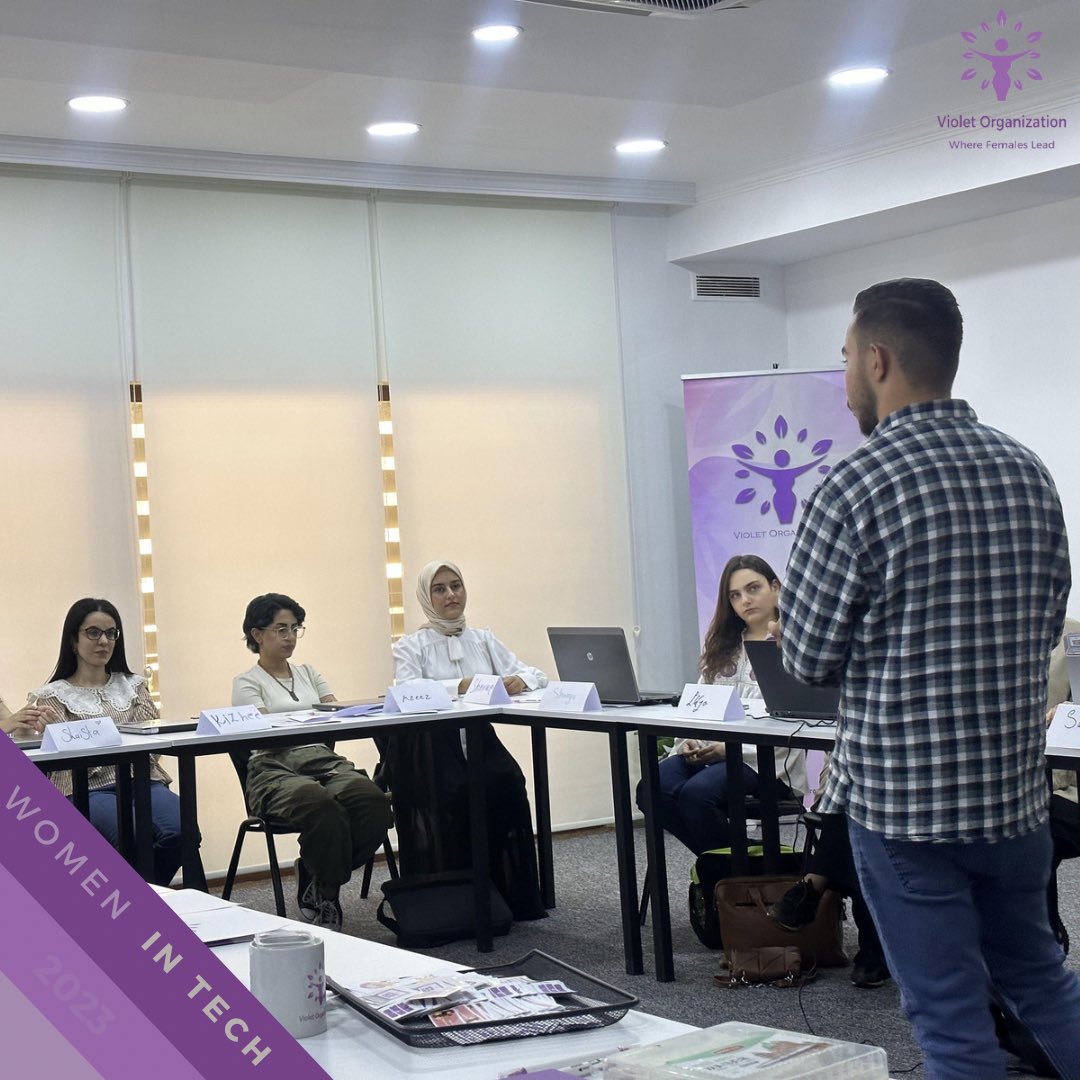 OrgViolett's tweet photo. the final day of the Graphics Design course in the Girls and Technology Program, we express our gratitude for the supervision provided by the Office of the Deputy Prime Minister.

#violetorganization 
#womenintech 
#violetintech https://t.co/05CU8wHZ7w