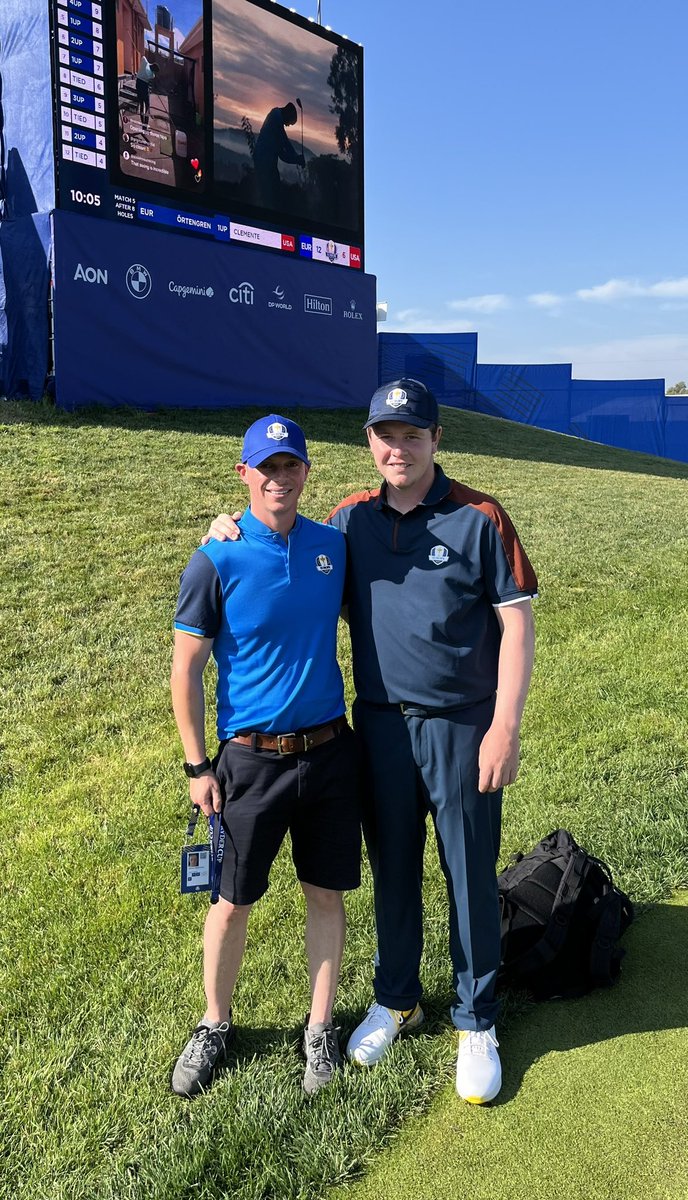 Well what can I say super proud of <a href="/robert1lefty/">Robert MacIntyre</a> and how he performed under unimaginable pressure .. People will never understand that!! 

What an amazing week! One I will never forget, to be part of Bobs team and winning ! “Ryder cup completed it mate” #RyderCupEurope