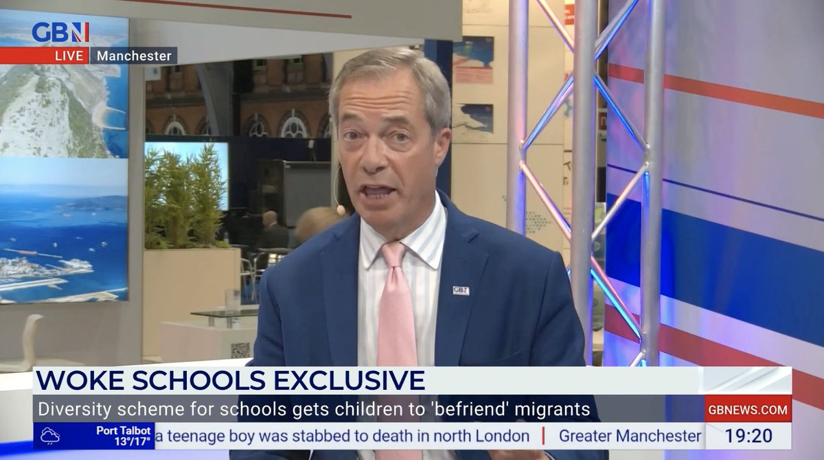 CityofSanctuary's tweet photo. Show Nigel Farage that most people think refugee children should be shown welcome in our schools.

Stand with us today - donate now. Thank you 🧡
https://t.co/D5f5m8J51p https://t.co/HYDmqSGTx1