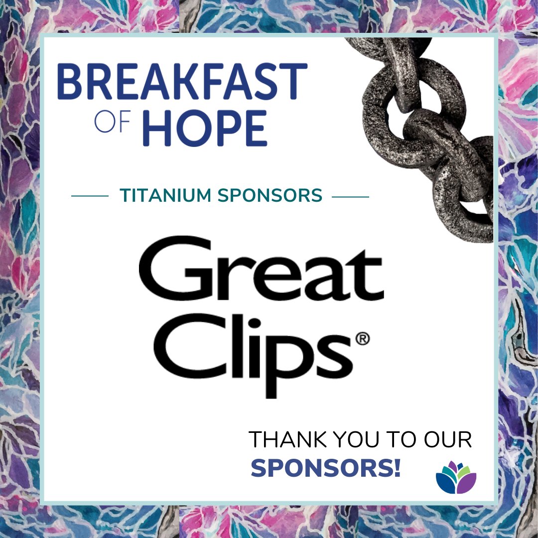 Safe_Alliance's tweet image. A special thank you to Great Clips, Titanium Level Sponsor of our Oct. 5 #BreakfastOfHope! We’re grateful for your commitment to supporting survivors of domestic and sexual violence in Charlotte-Mecklenburg, and your continued support of Safe Alliance. #safeallianceclt #dvam