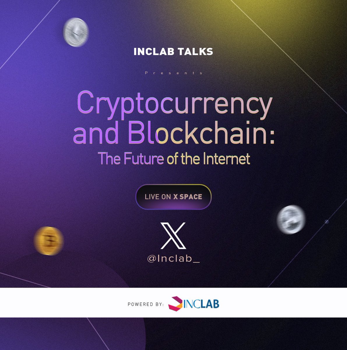 IkdeasAfrique's tweet photo. Happy New Month.

We bring you yet another edition of #INCLABTalks ,with a focus on #cryptocurrency and #Blockchain technology as the future of the internet.

Join the online edition live on X Spaces. https://t.co/1cI3nMHgUK