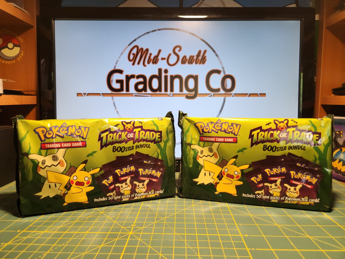 MidSouthGrading's tweet photo. Its October, so you know what that means. It's time to get spooky. When ordering any Pokemon on the store your order would come with a Trick or Treat BOOster pack, whiles supplies last. come check us out! https://t.co/bXqo4oXyA6