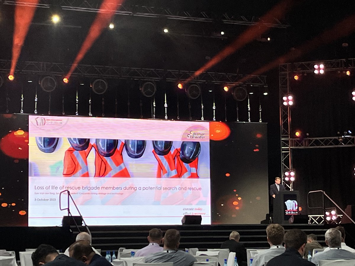 IMRBMineRescue's tweet photo. The 12th International Mines Rescue Body Conference (IMRB 2023) is underway in South Africa.
Host @MinesRescue is celebrating their 100th Anniversary in style by inviting the world to visit.
https://t.co/KfVMYld0RS
#IMRB #minerescue #Mining
@DraegerNews https://t.co/KuUCmtu1Uu