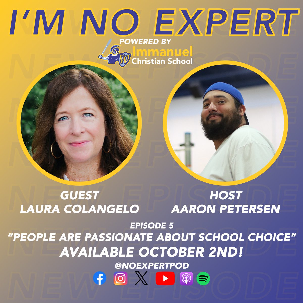 TXPrivateSchool's tweet photo. 🎙️Dive into the world of School Choice with @lcolange  on the latest @noexpertpod episode!  Join us as we demystify this hot education topic. Listen now on all major podcast platforms.

 #Schoolchoice #Parentalchoice #TXLege #EducationMatters #Conversation #Dialogue #leadership https://t.co/NefTaqyb9q