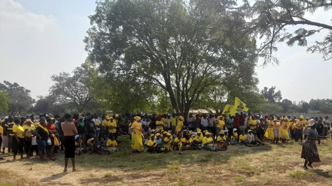 Yesterday we successfully held our Victory Celebration Rally. We shared the Party position and Wayforward. Thank you Kuwadzana West Constituency for 20043votes and for attending the Rally in your numbers #handeitione #nolegitimacy #20043votes