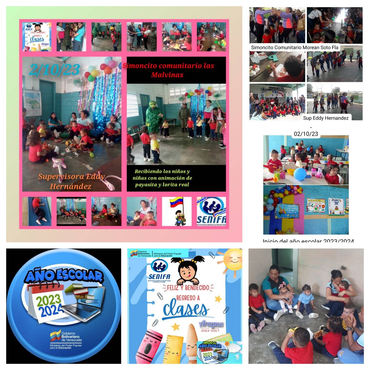 SenifaFla's tweet photo. Hoy 02 de Octubre recibimos a nuestros semilleros de la Patria, con alegría y entusiasmo, año escolar 2023-2024, Simoncitos Comunitario SENIFA, Municipio Francisco Linares Alcántara @NicolasMaduro @_LaAvanzadora @Soykarinacarpio @PiedadQuintana1 @JohendersonMrt https://t.co/QGegvhq2bw