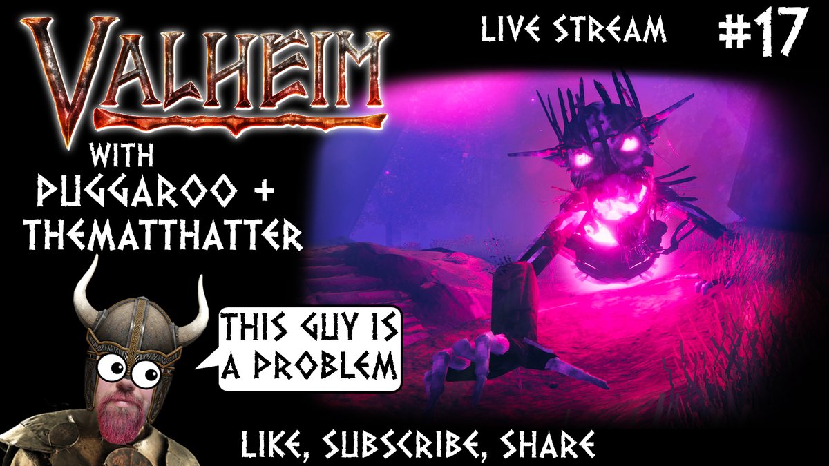 PhillyTwoHats's tweet photo. https://t.co/7cis8iSGgV Hello Viking peeps. We're back once again &amp; trying to not get beaten to death by Yagluth in @Valheimgame #Valheim Check out the #Livestream #Livestreaming on my @YouTubeGaming @YouTubeCreators @YouTube channel #PhillyTwoHatsGaming Like 'n' Subscribe https://t.co/TMgqVm5JfA