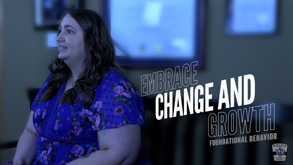 ScottsdalePD's tweet photo. #ScottsdalePD Foundational Behavior #6
Embrace Change & Growth
#BeMore #SPDFB26 #FB26 #EmbraceChangeandGrowth
Watch the video here: https://t.co/bGJe62veDu https://t.co/j3FtVbvbKF