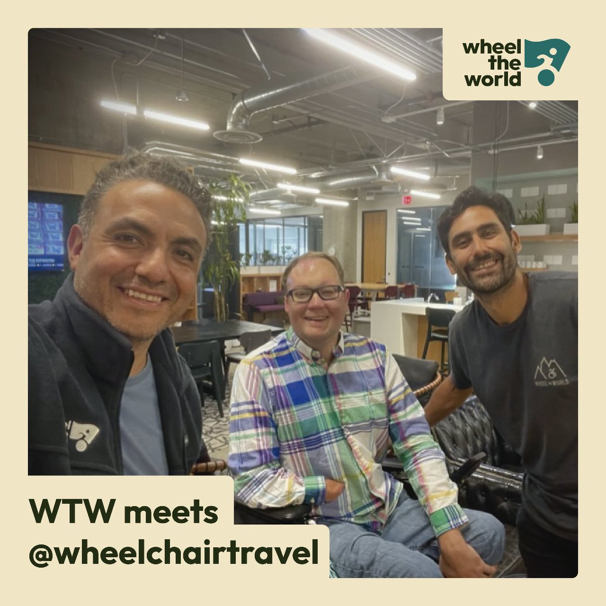 We had the pleasure of meeting John Morris from @wheelchairtravel. We discuss the challenges of accessible travel and we also shared our visions for the future of accessible travel and exchanged ideas on how to collaborate to continue shaping the travel industry.

Thank you John!