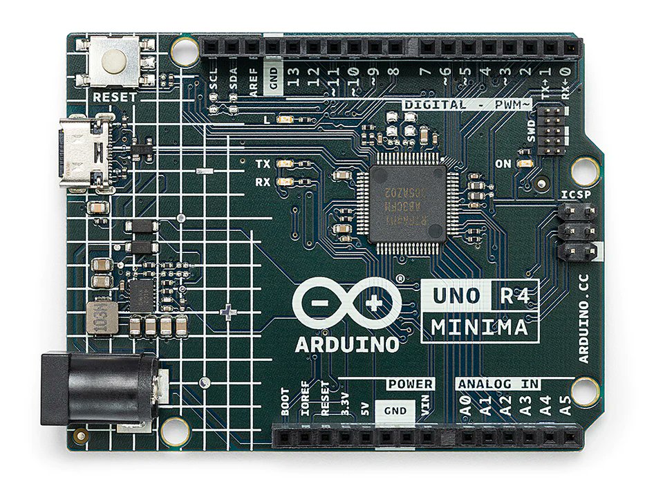 PrintNcode's tweet image. 🔧👨💻 Explore the capabilities of #Arduino R4 Minima!
⚙️ Microcontroller: Renesas RA4M1 (Arm® Cortex®-M4)
🔌 Operating Voltage: 5V
📌 14 digital I/O pins
🎛️ 6 analog inputs with up to 14-bit resolution
⏱️ Clock Speed: 48 MHz
🗃️ Memory: 32 kB SRAM, 256 kB Flash, 8 kB EEPROM
🎵…