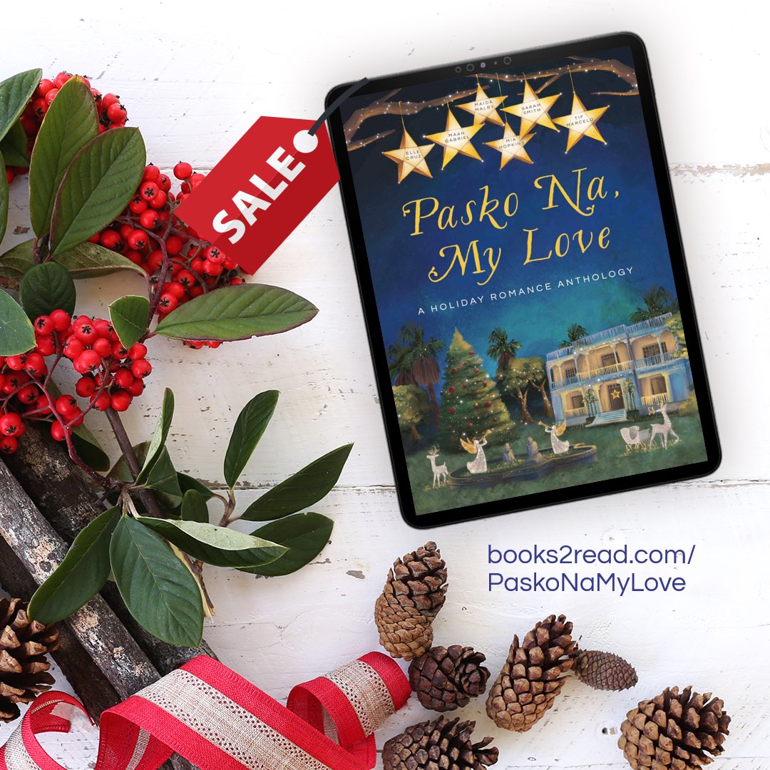 #BookSaleAlert 🔔 PASKO NA, MY LOVE, A Holiday Romance Anthology is on sale this October in celebration of #filipinoamericanhistorymonth 🇵🇭🇺🇸 🌟 One click now from your favorite etailers! 👈🏽👆🏽☝🏽👇🏽👉🏽books2read.com/PaskoNaMyLove 🎄❤️📚
