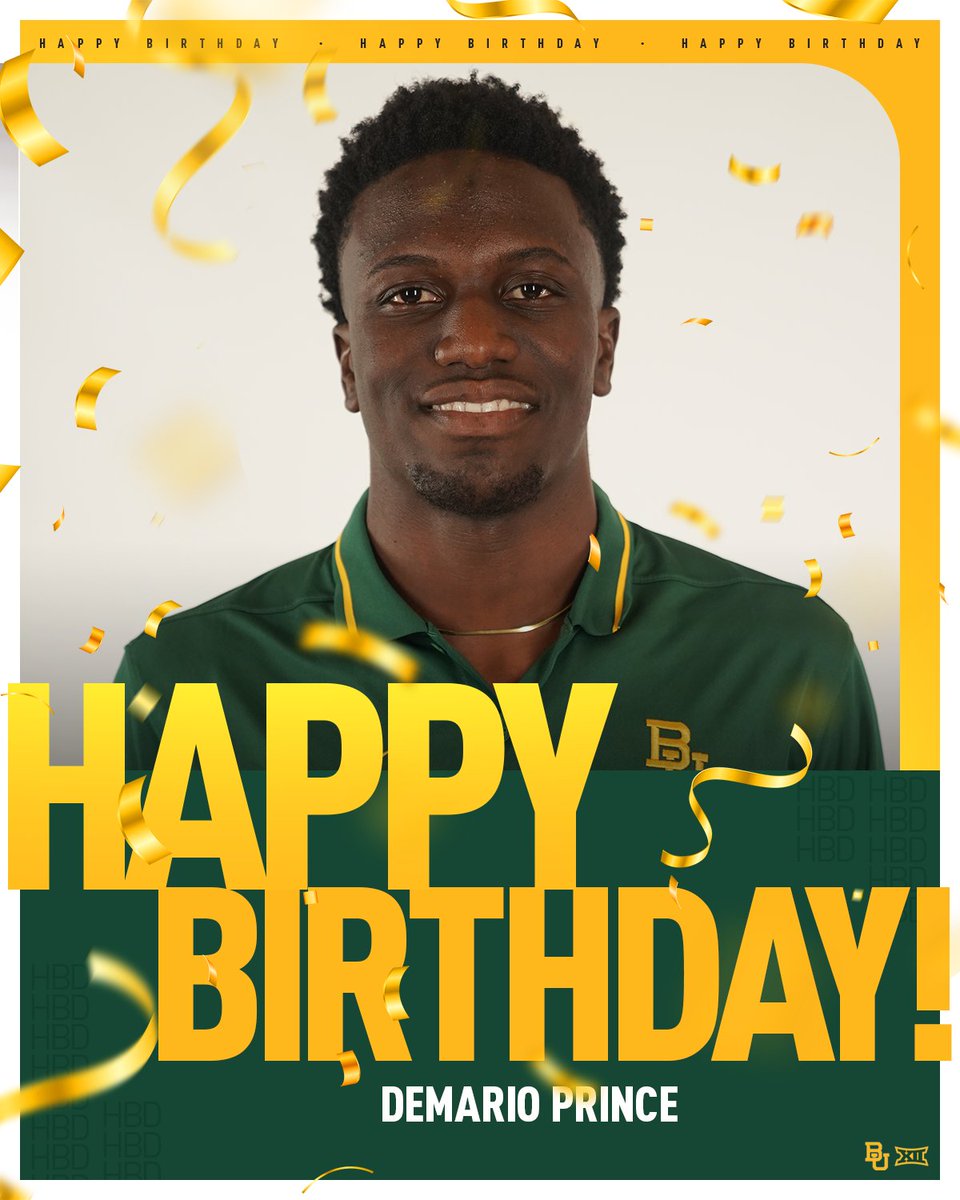 Happy Birthday, <a href="/KxllaP/">demario.prince</a>! 🎉🎉

#SicEm 🐻