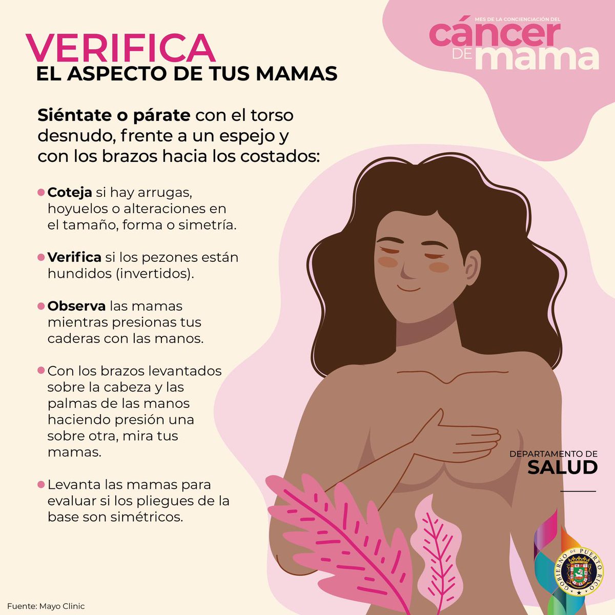 ConsulMexSju's tweet image. ¿Sabías que el cáncer de mama se presenta tanto en mujeres como hombres?  Octubre mes de la “Concienciación del #CáncerDeMama” Detectarlo a tiempo salva vidas.
#Observo  #Toco  #Siento  #ConsejosDeSalud