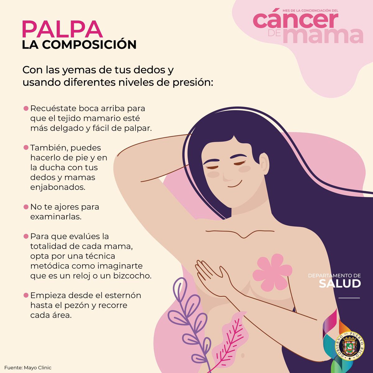 ConsulMexSju's tweet image. ¿Sabías que el cáncer de mama se presenta tanto en mujeres como hombres?  Octubre mes de la “Concienciación del #CáncerDeMama” Detectarlo a tiempo salva vidas.
#Observo  #Toco  #Siento  #ConsejosDeSalud