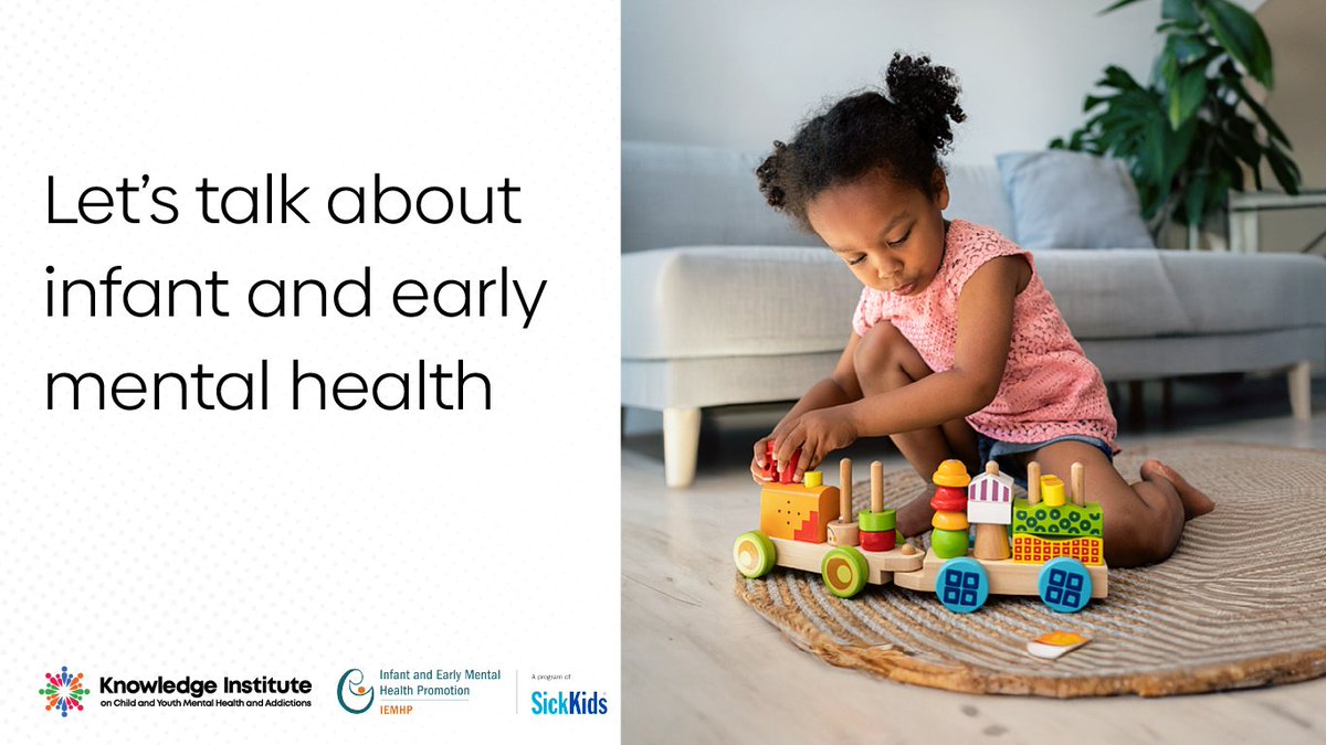 Early is best
From Building Blocks to Care Pathways is a new guide from <a href="/CYMHA_ON/">Knowledge Institute on CYMHA</a> and <a href="/IEMH_Promotion/">IEMHPromotion</a> to support mental health from 0 to age 6.
Find it here: bit.ly/48hc9Ij