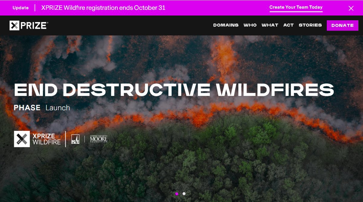 Esri and XPRIZE are proud to partner on the #XPRIZEWildfire global competition to help drive solutions that can revolutionize the way we fight destructive wildfires. Read the FAQ and sign up by October 31. ow.ly/4hvX104Vxcx